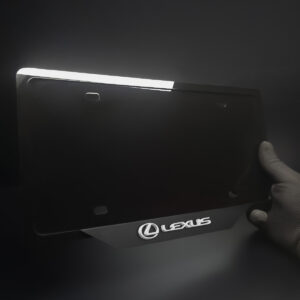 hyundai license plate frame black acrylic (copy)