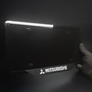 mercedes benz license plate frame black acrylic