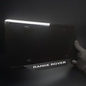porsche license plate frame black acrylic (copy)